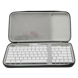 Black Protective Case Soft Gray Lining for K3 Mechanical Keyboards