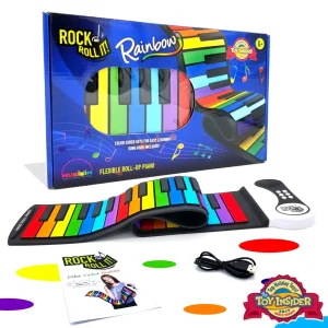 Rock And Roll It - Rainbow Piano. Preisträger / Enthält ein farbcodiertes Liederbuch-