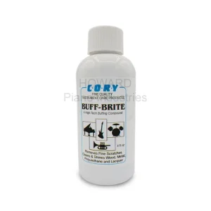 Cory Buff Brite Polierwasser Basismasse für Klavierhölzer & Teile 4 Unzen Flasche-