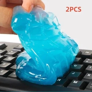 2 Stück Auto Reinigungsgel Staubentferner Tastaturreiniger Magic Cleaning Pad Werkzeug-